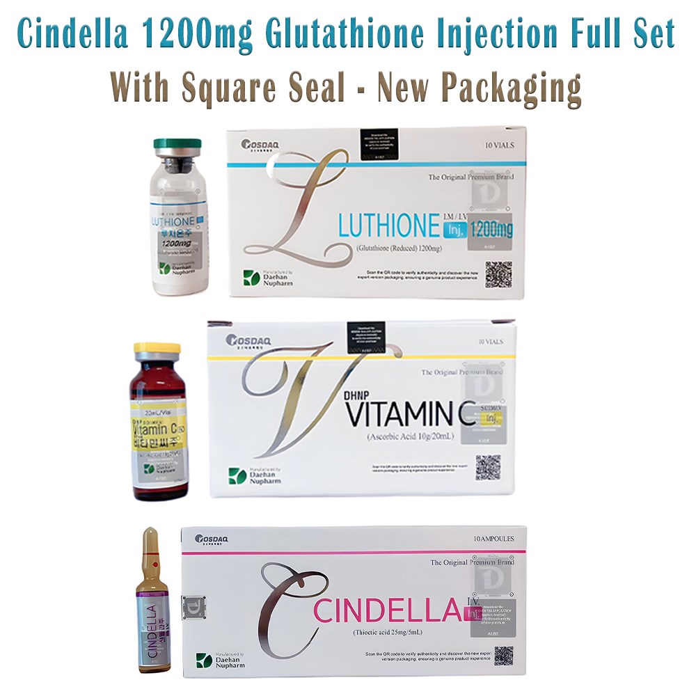 Cindella 1200mg Glutathione Injections Full Set