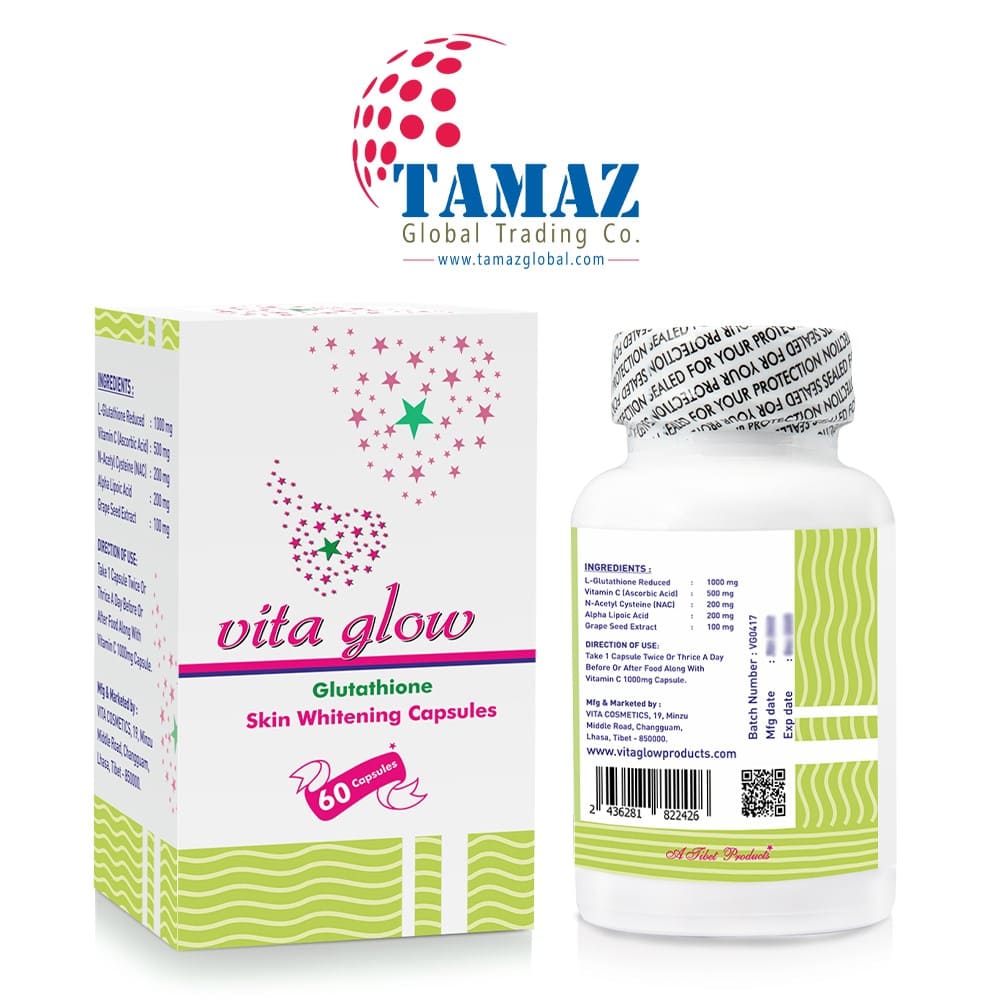 Vita Glow Glutathione Skin Whitening Capsules