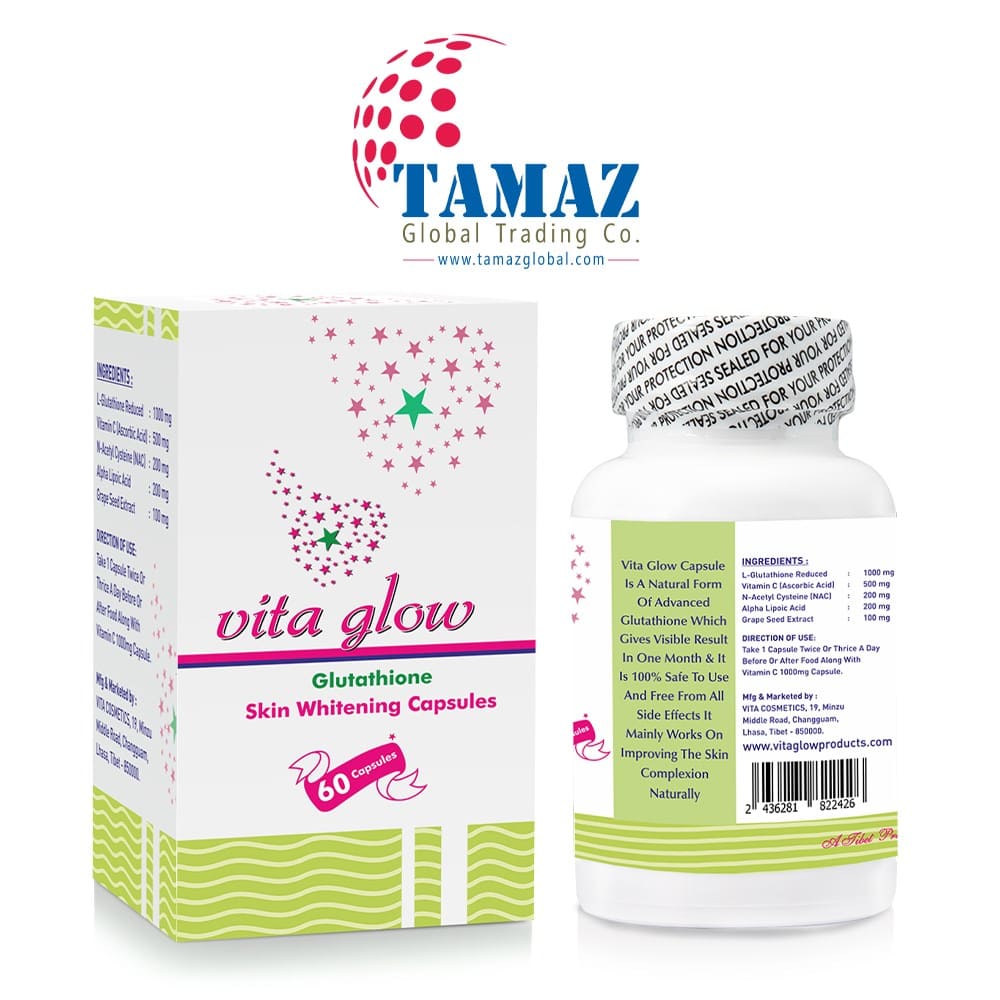 Vita Glow Glutathione Skin Whitening Capsules