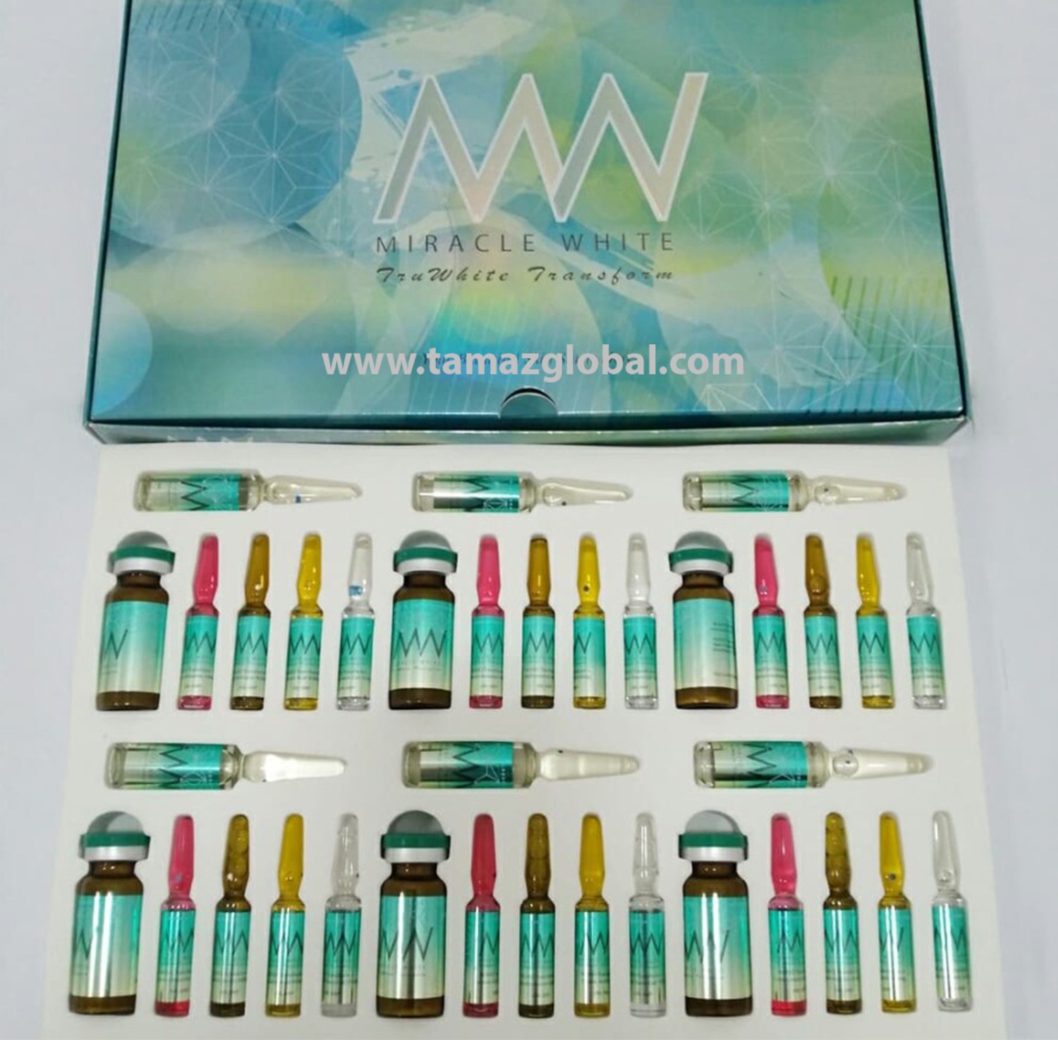 Miracle White Green Truwhite Transform 25000mg Glutathione Injections