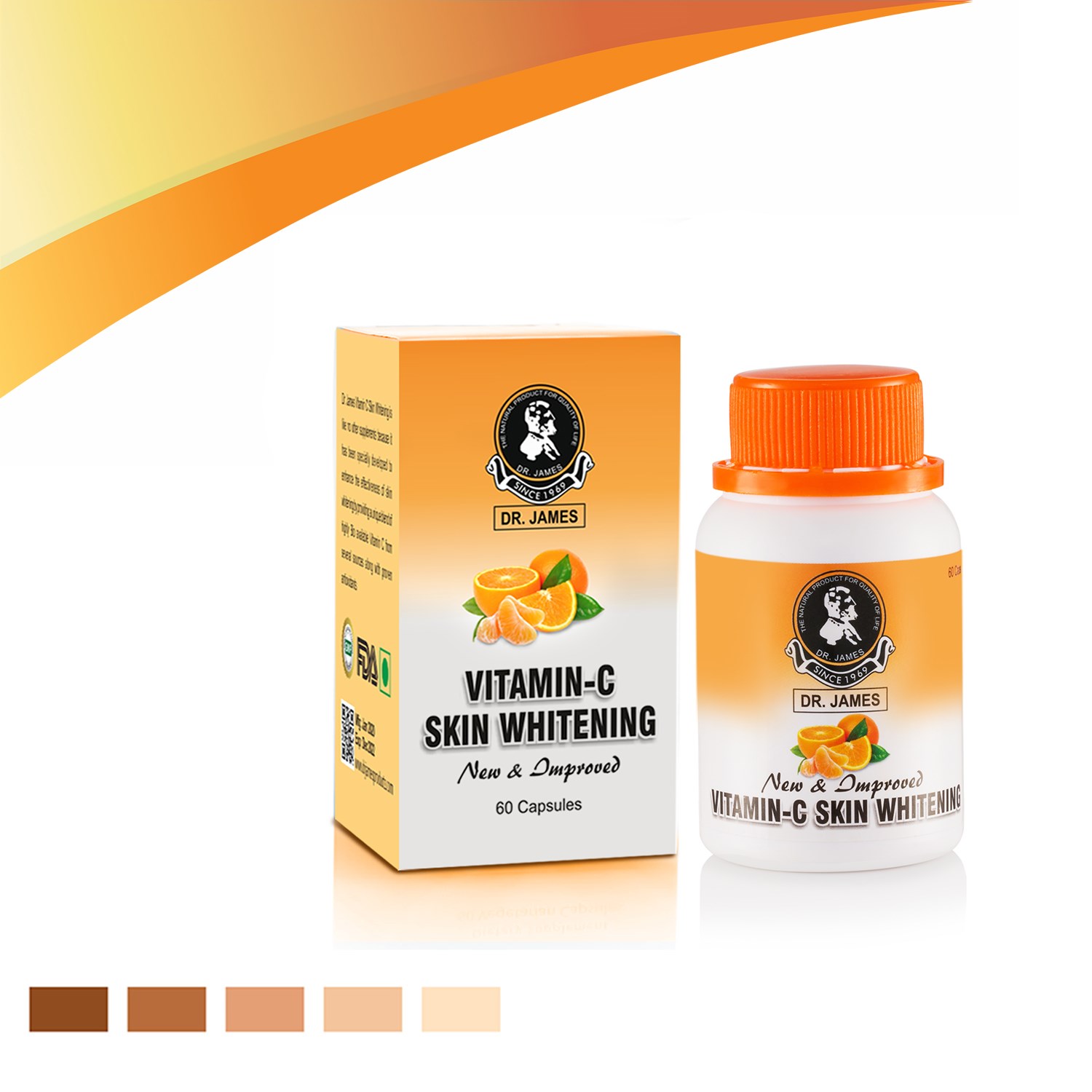 Dr James Vitamin C 1000mg Skin Whitening Capsules