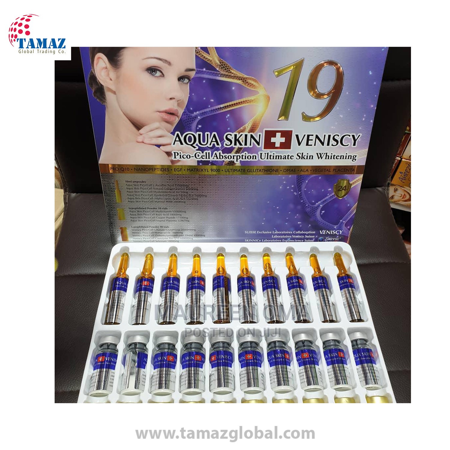 Aqua Skin Veniscy 19 Pico Cell Absorption Ultimate Skin Whitening