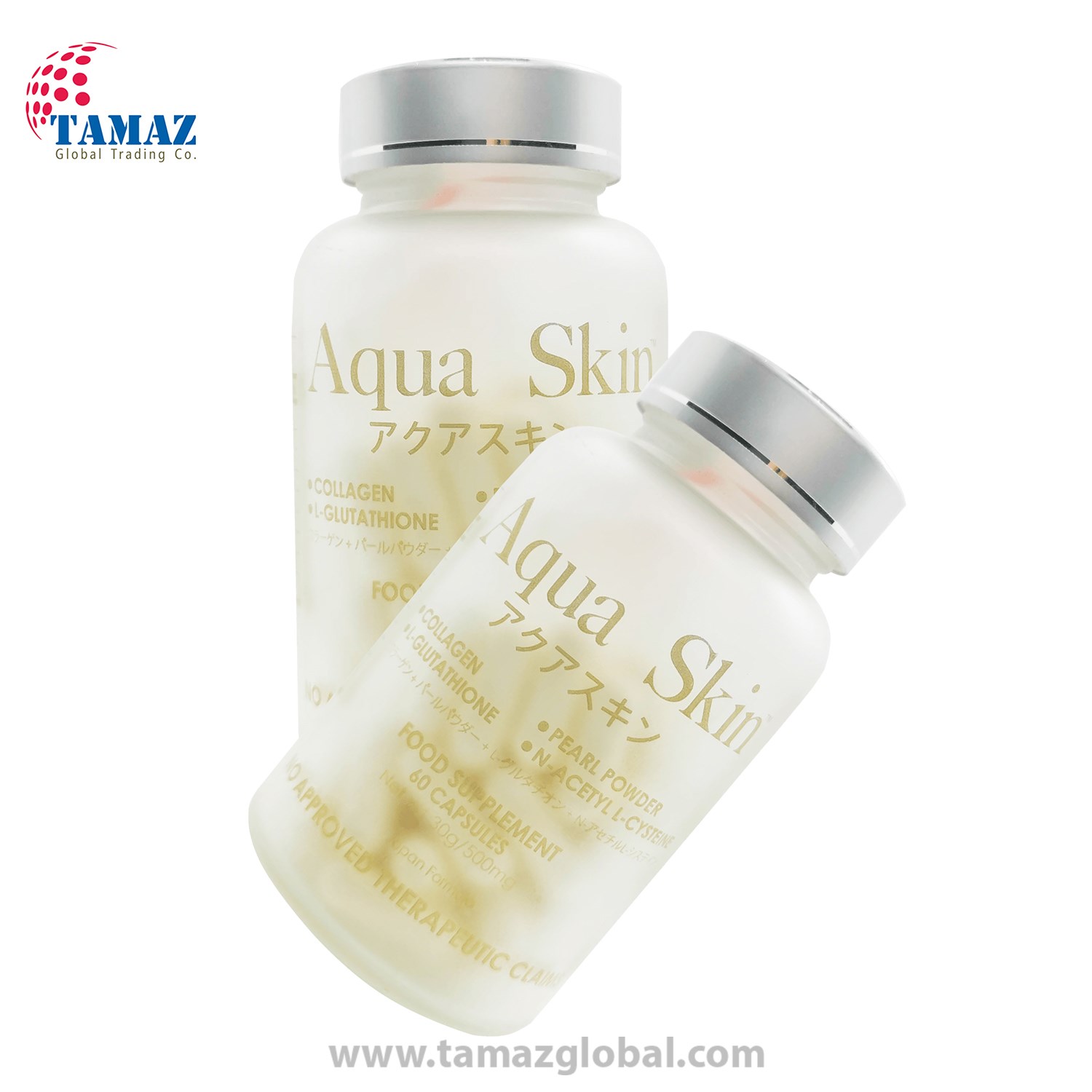 Aqua Skin Glutathione and Collagen Whitening Pills