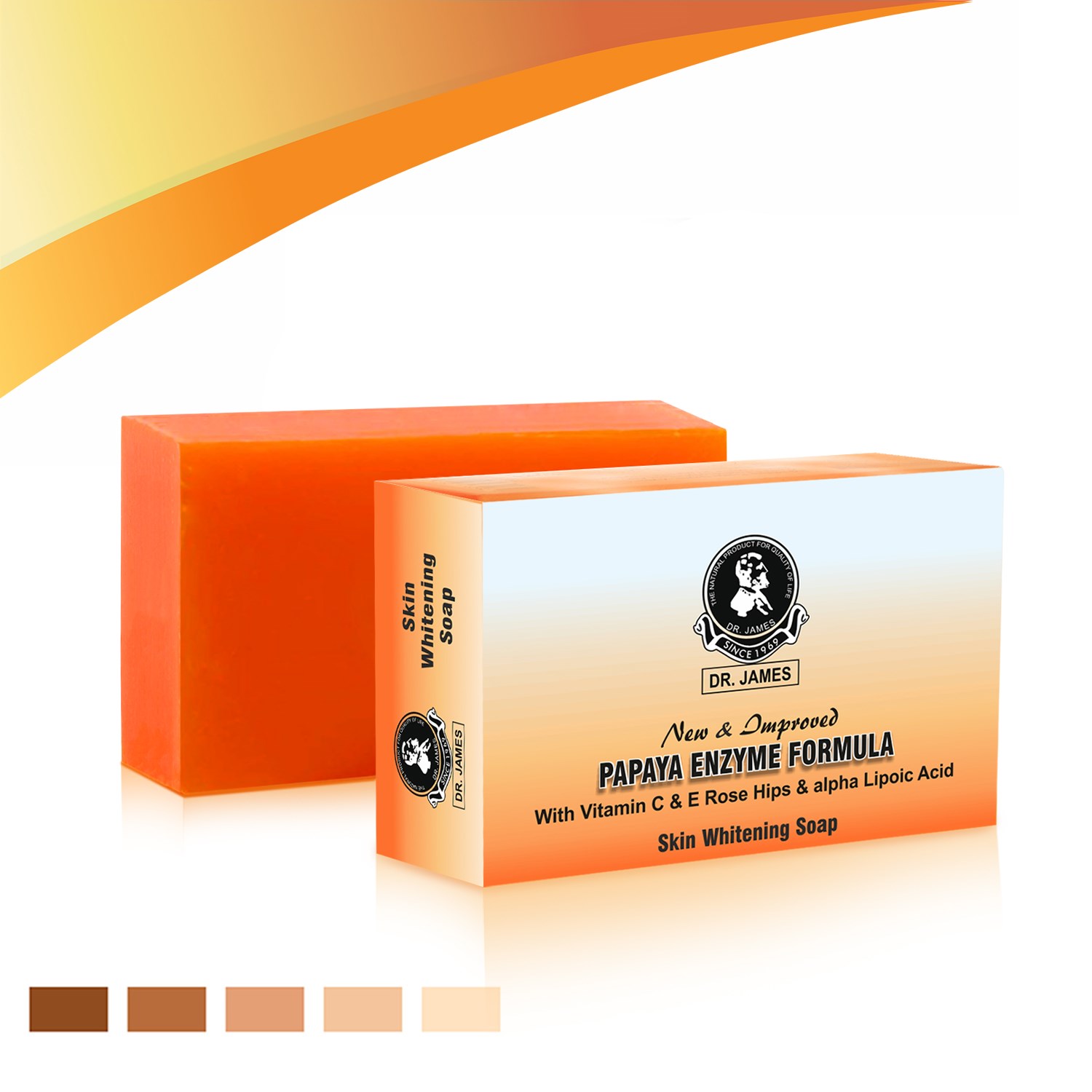 Dr James Papaya Enzyme Skin Whitening Soap