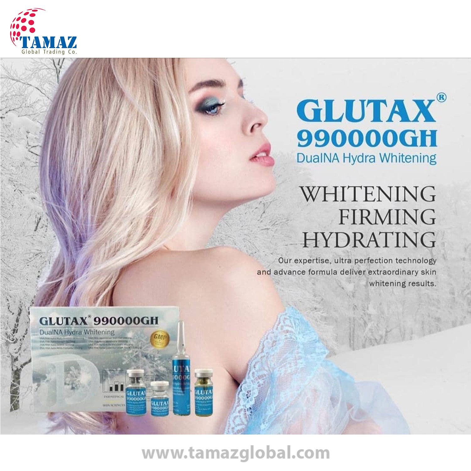 Glutax 990000GH Dualna Hydra Whitening Glutathione Injections