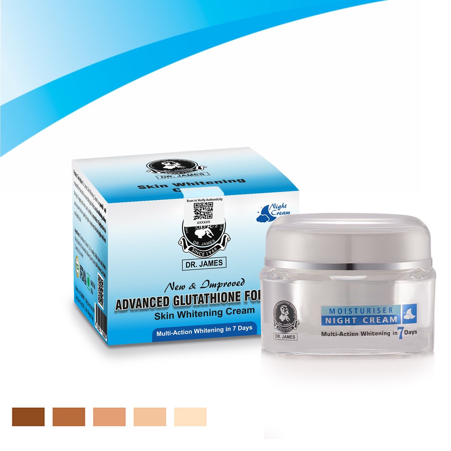 Dr James Glutathione Cream Advanced Skin Whitening Formula