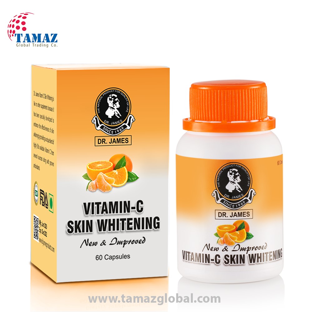 Dr James Vitamin C 1000mg Skin Whitening Capsules Dr James Vitamin C 1000mg Skin Whitening Capsules
