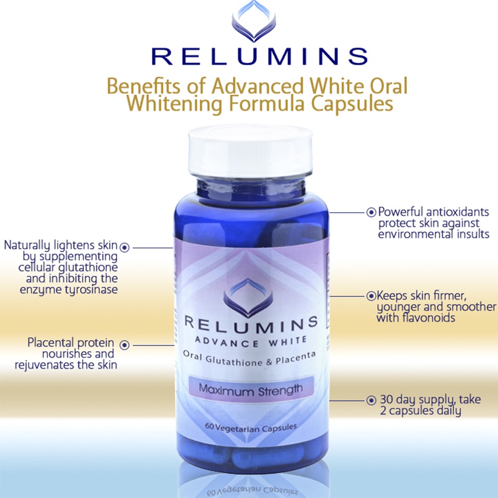 Relumins Advanced White Oral Glutatione and Placenta Capsules