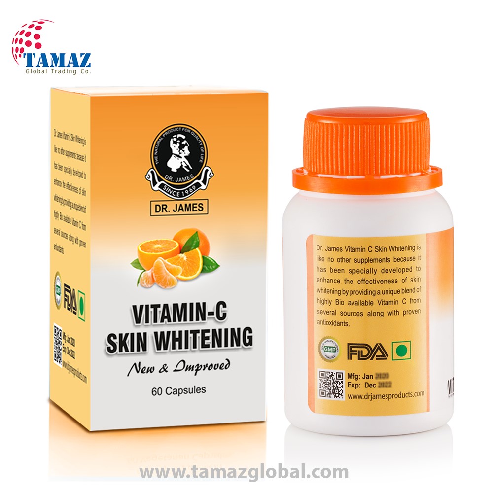 dr james vitamin c 1000mg skin whitening capsules